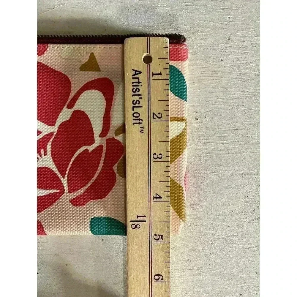 Fossil Multi- Color‎ Floral Botanical Zip Around Clutch Wristlet